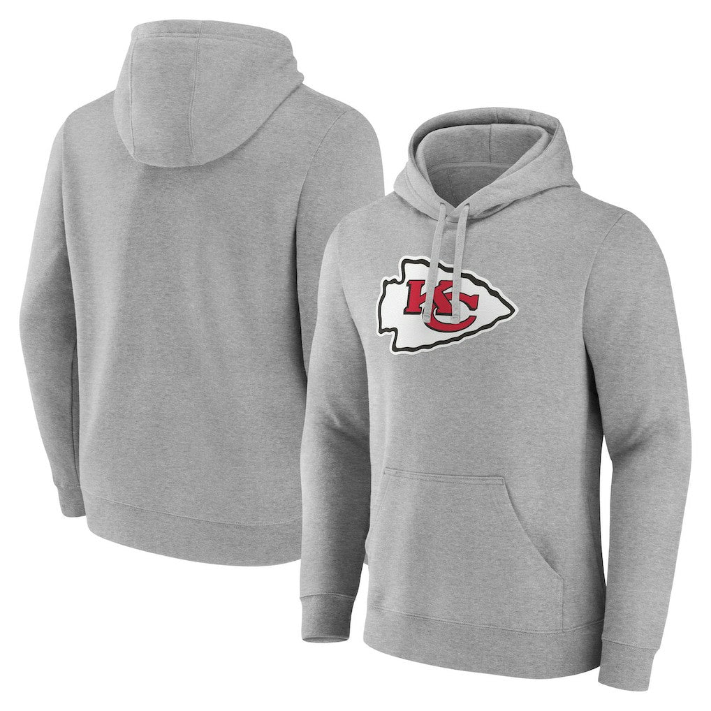 Kansas City Chiefs Deliver Fleece Pullover Hoodie - Heather Gray sale