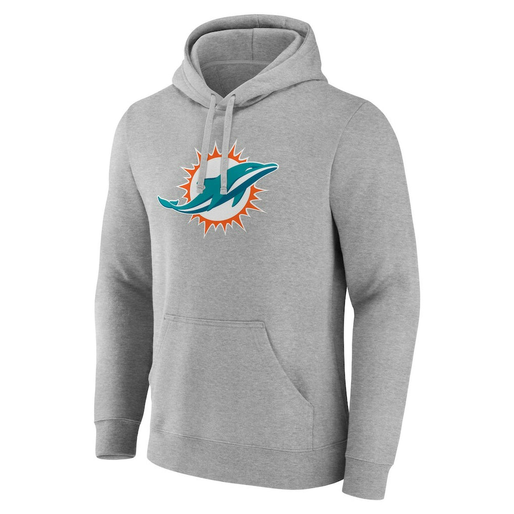 Miami Dolphins Deliver Fleece Pullover Hoodie - Heather Gray sale