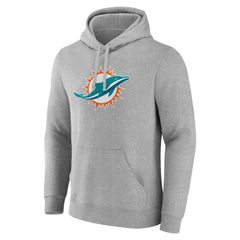 Miami Dolphins Deliver Fleece Pullover Hoodie - Heather Gray sale