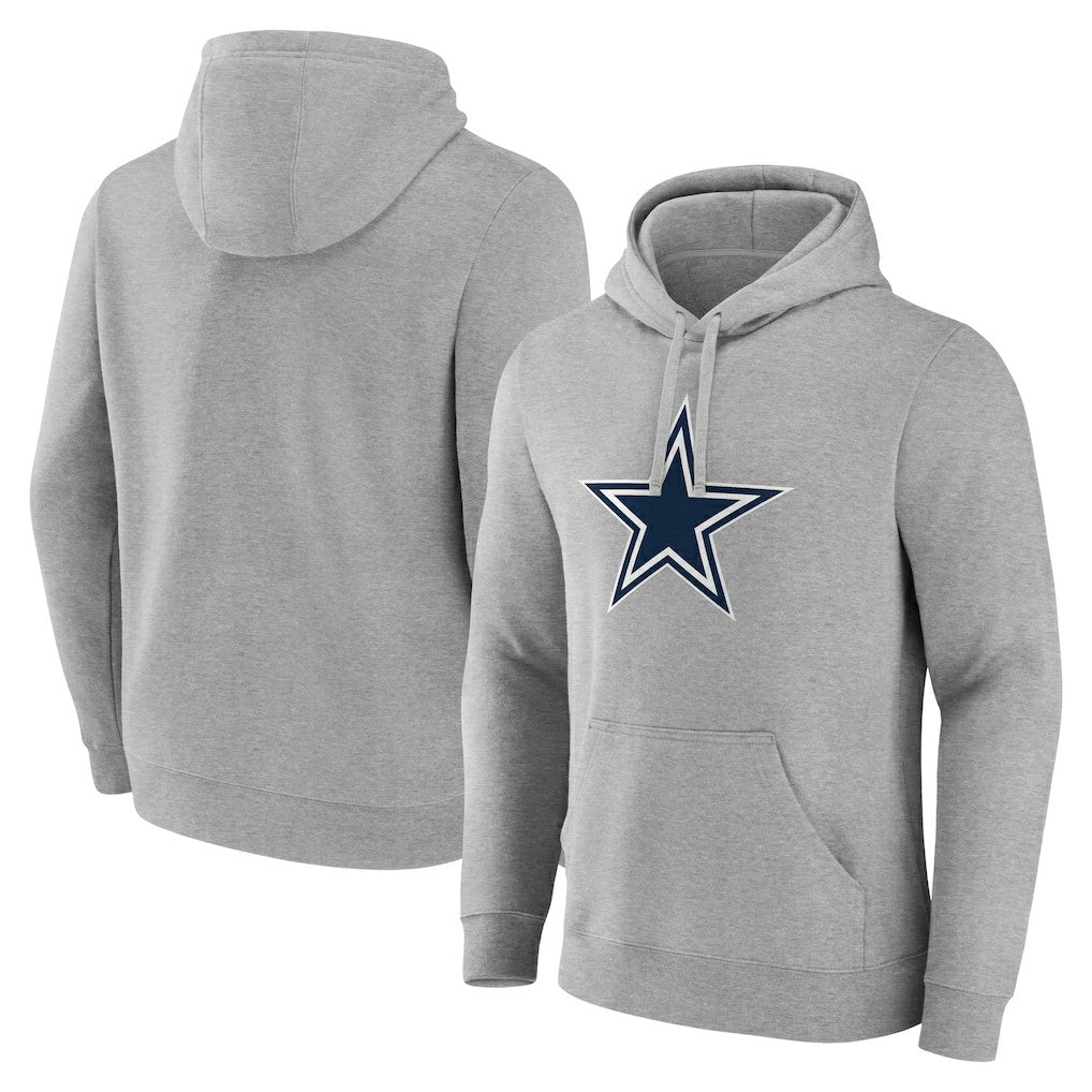 Dallas Cowboys Deliver Fleece Pullover Hoodie - Heather Gray for sale