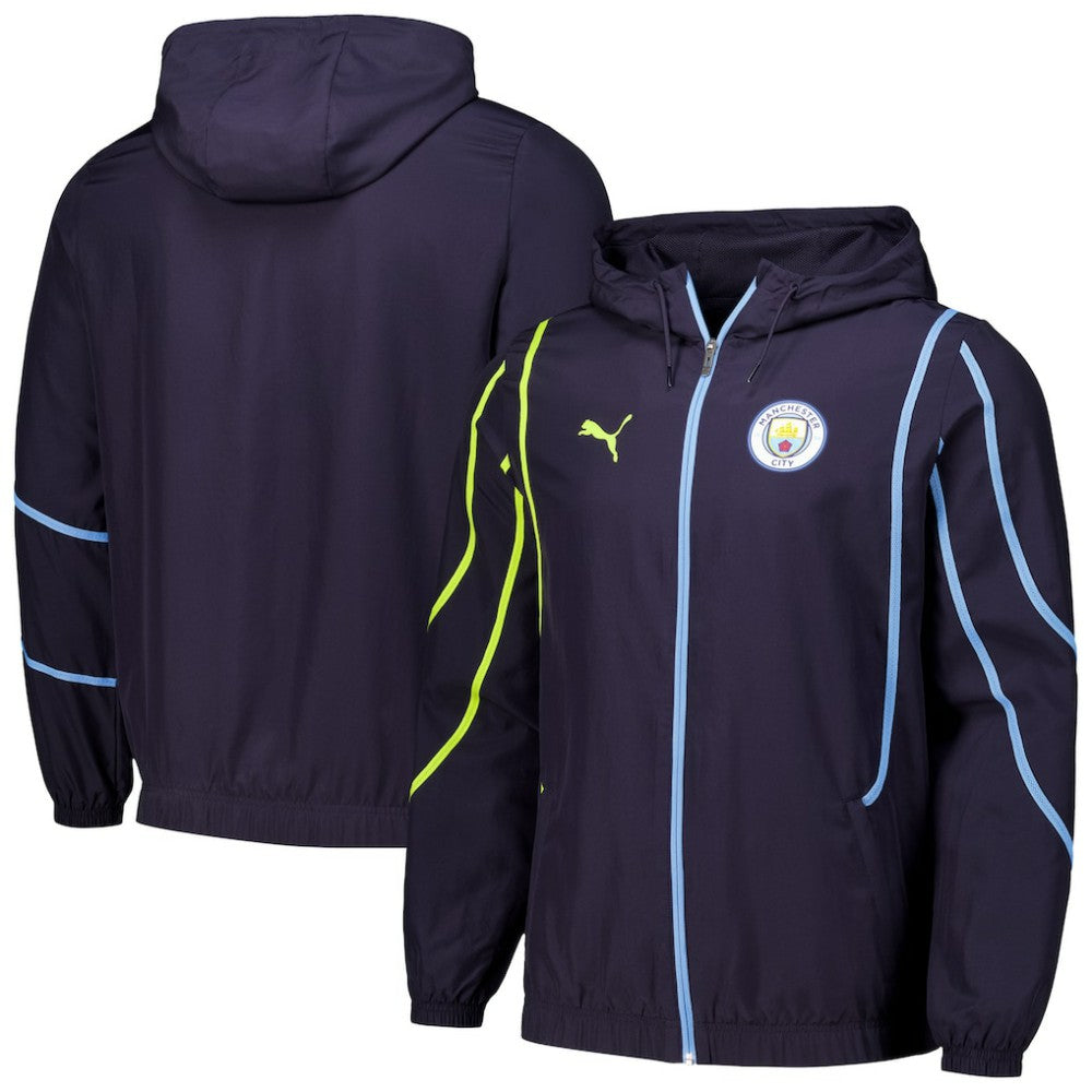 Manchester City 2024/25 Pre-Match Anthem dryCELL Full-Zip Hoodie Jacket - Navy online