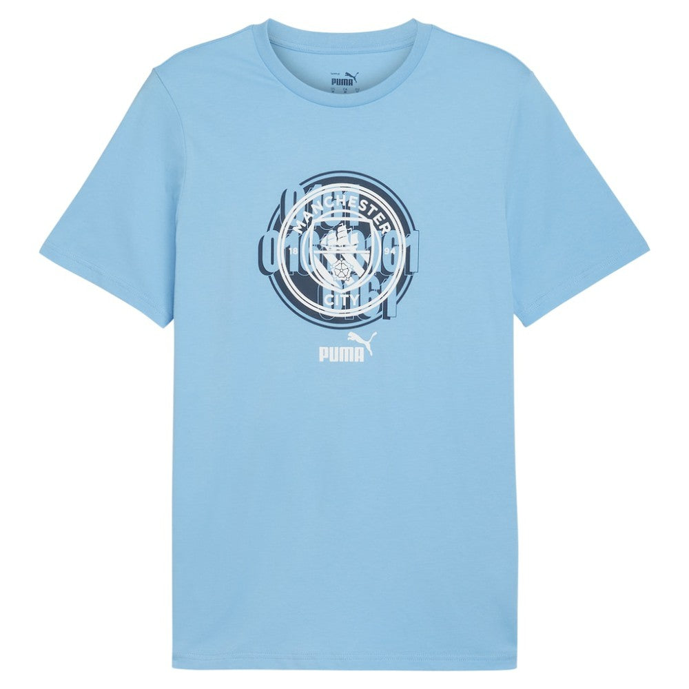 Manchester City ftblCulture T-Shirt - Light Blue discount