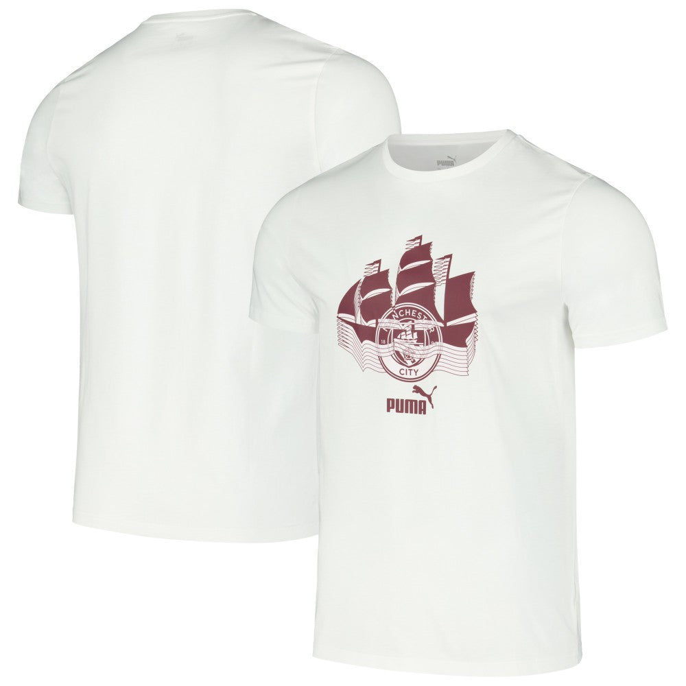 Manchester City ftblCulture T-Shirt - White shop
