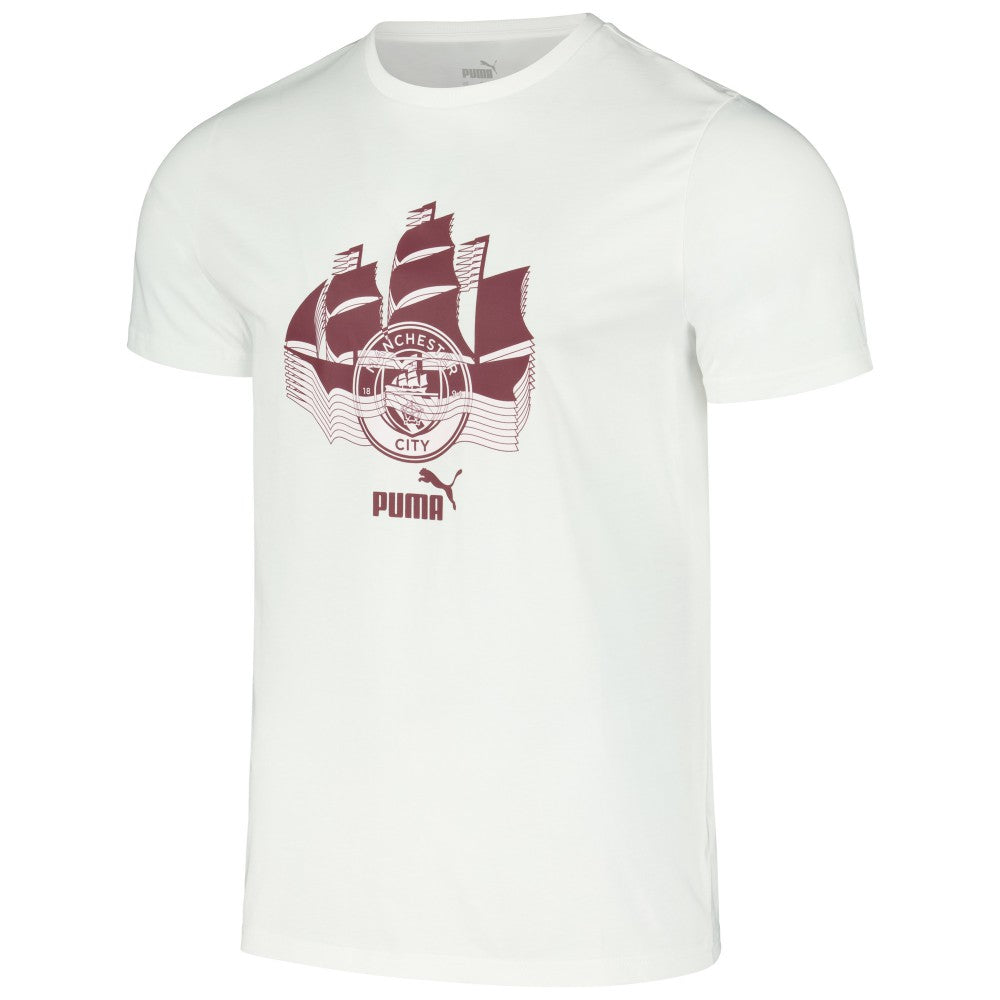 Manchester City ftblCulture T-Shirt - White shop