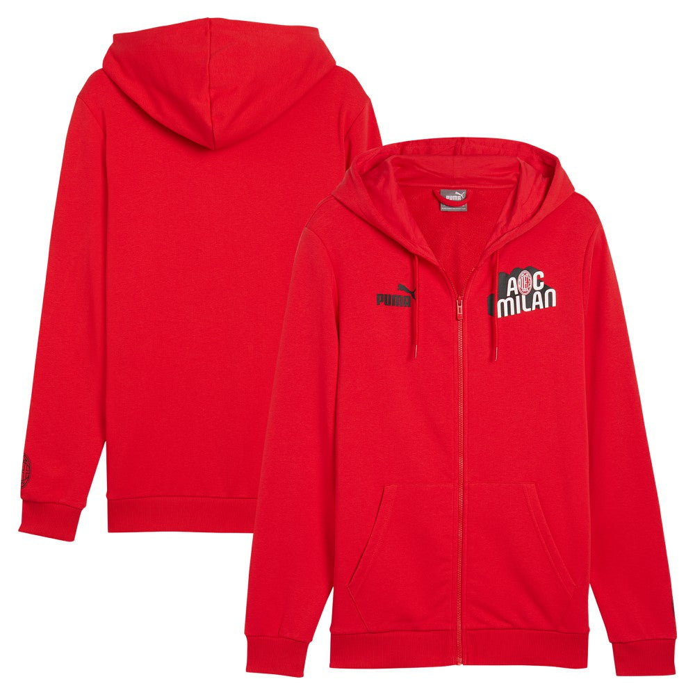 AC Milan ftblCulture Full-Zip Hoodie - Red cheap