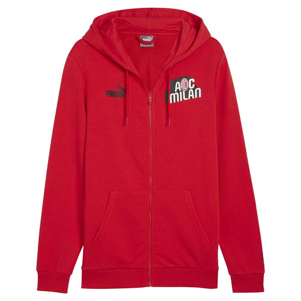 AC Milan ftblCulture Full-Zip Hoodie - Red cheap