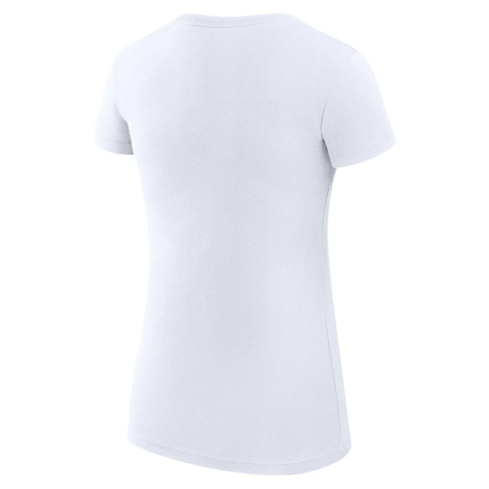 Atlanta Braves G-III 4Her by Carl Banks Women's Super-Slim Fit Lightweight Team Logo Graphic T-Shirt White