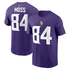Randy Moss Minnesota Vikings Retired Player Name & Number T-Shirt - Purple online