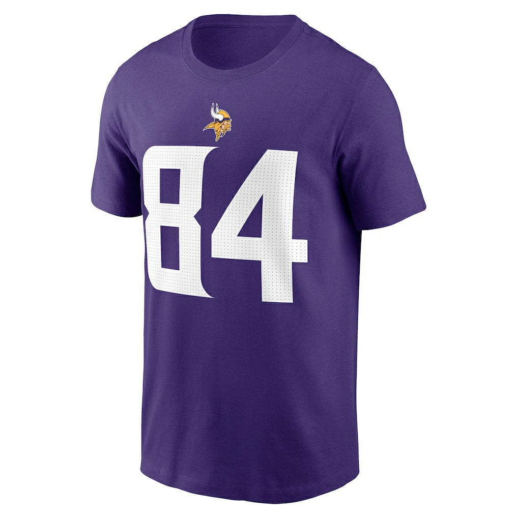 Randy Moss Minnesota Vikings Retired Player Name & Number T-Shirt - Purple online