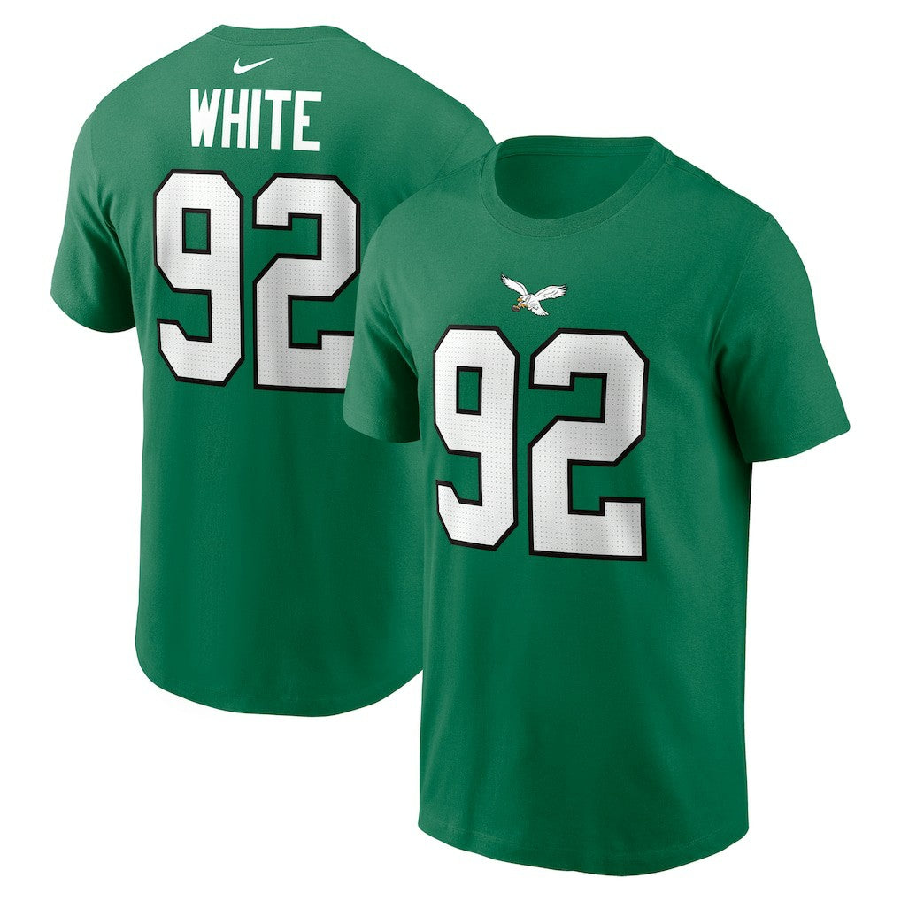 Reggie White Philadelphia Eagles Retired Player Name & Number T-Shirt - Kelly Green for sale