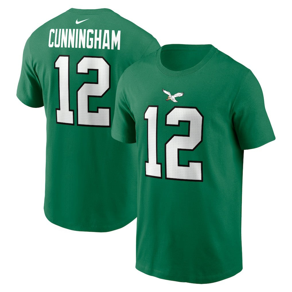 Randall Cunningham Philadelphia Eagles Retired Player Name & Number T-Shirt - Kelly Green sale
