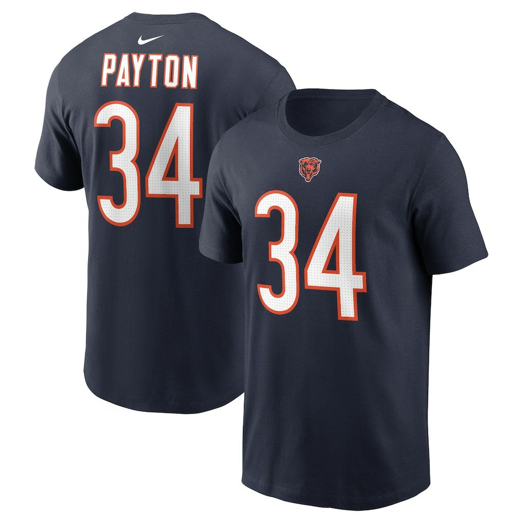 Walter Payton Chicago Bears Retired Player Name & Number T-Shirt - Navy on sale