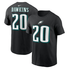 Brian Dawkins Philadelphia Eagles Retired Player Name & Number T-Shirt - Black on sale