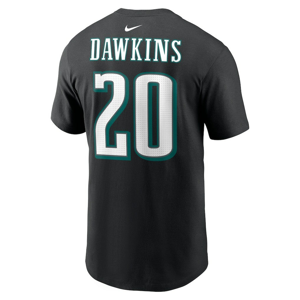 Brian Dawkins Philadelphia Eagles Retired Player Name & Number T-Shirt - Black on sale