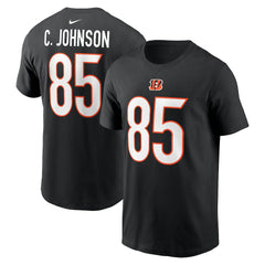Chad Johnson Cincinnati Bengals Retired Player Name & Number T-Shirt - Black for sale