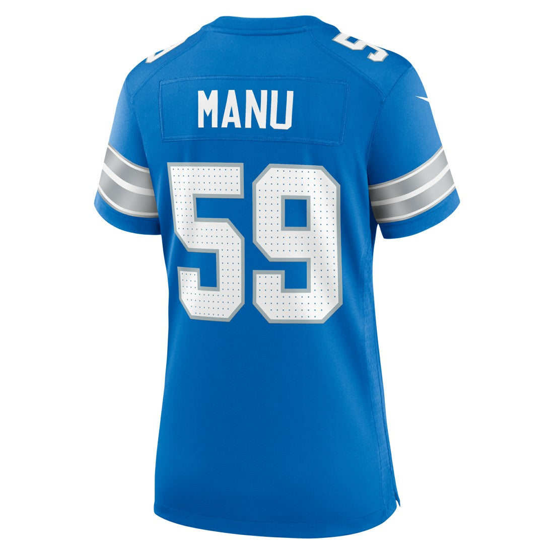 Giovanni Manu Detroit Lions Women's Team Game Jersey - Blue sale