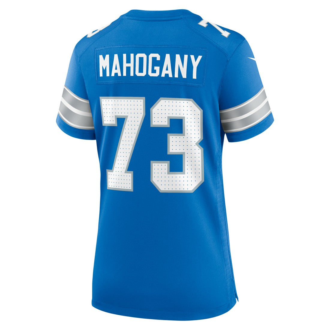 Christian Mahogany Detroit Lions Women's Team Game Jersey - Blue cheap