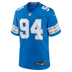 Mekhi Wingo Detroit Lions Team Game Jersey - Blue on sale