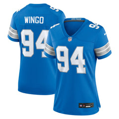 Mekhi Wingo Detroit Lions Women's Team Game Jersey - Blue online