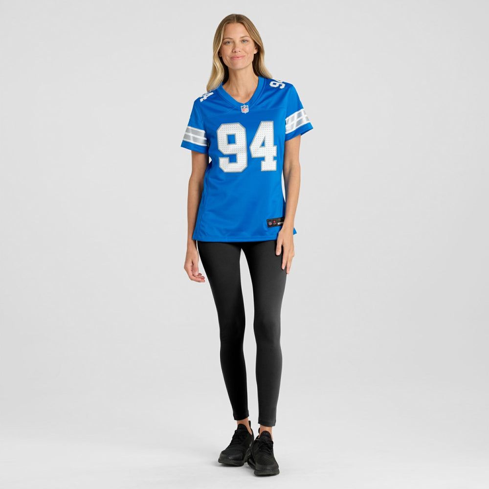 Mekhi Wingo Detroit Lions Women's Team Game Jersey - Blue online