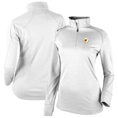 San Diego Padres Women's Cooperstown Collection Shotgun 2.0 Omni-Wick Quarter-Zip Top - White