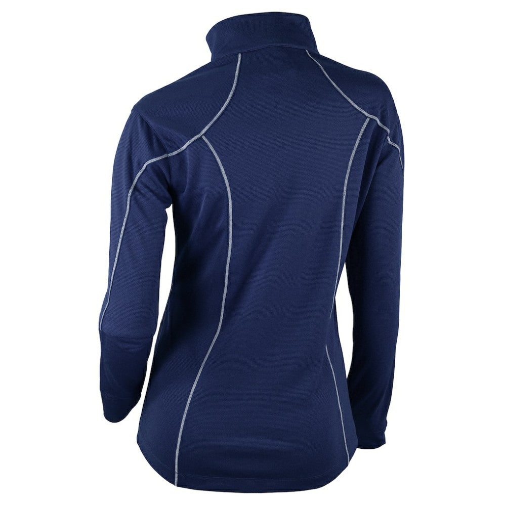 Houston Astros Women's Cooperstown Collection Shotgun 2.0 Omni-Wick Quarter-Zip Top - Navy