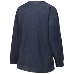 Chicago Bears Profile Women's Plus Size Acid Wash Raglan Sweatshirt - Navy online
