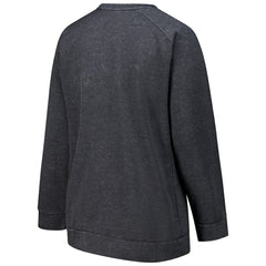 Cincinnati Bengals Profile Women's Plus Size Acid Wash Raglan Sweatshirt - Charcoal for sale