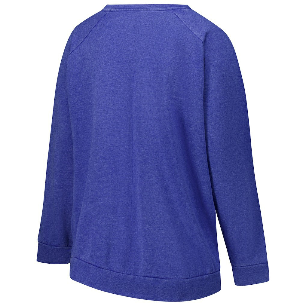 Indianapolis Colts Profile Women's Plus Size Acid Wash Raglan Sweatshirt - Royal discount