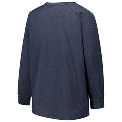 Houston Texans Profile Women's Plus Size Acid Wash Raglan Sweatshirt - Navy discount