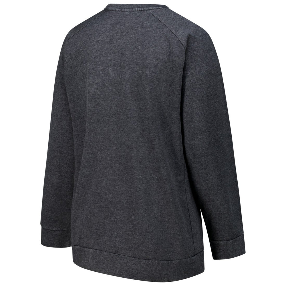 Detroit Lions Profile Women's Plus Size Acid Wash Raglan Sweatshirt - Charcoal discount