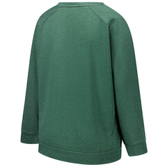 New York Jets Profile Women's Plus Size Acid Wash Raglan Sweatshirt - Heather Green for sale