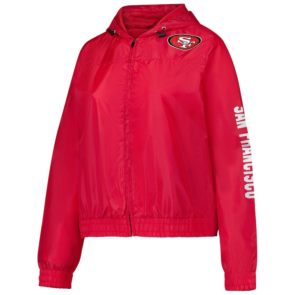 San Francisco 49ers Women's Full-Zip Jacket - Scarlet sale