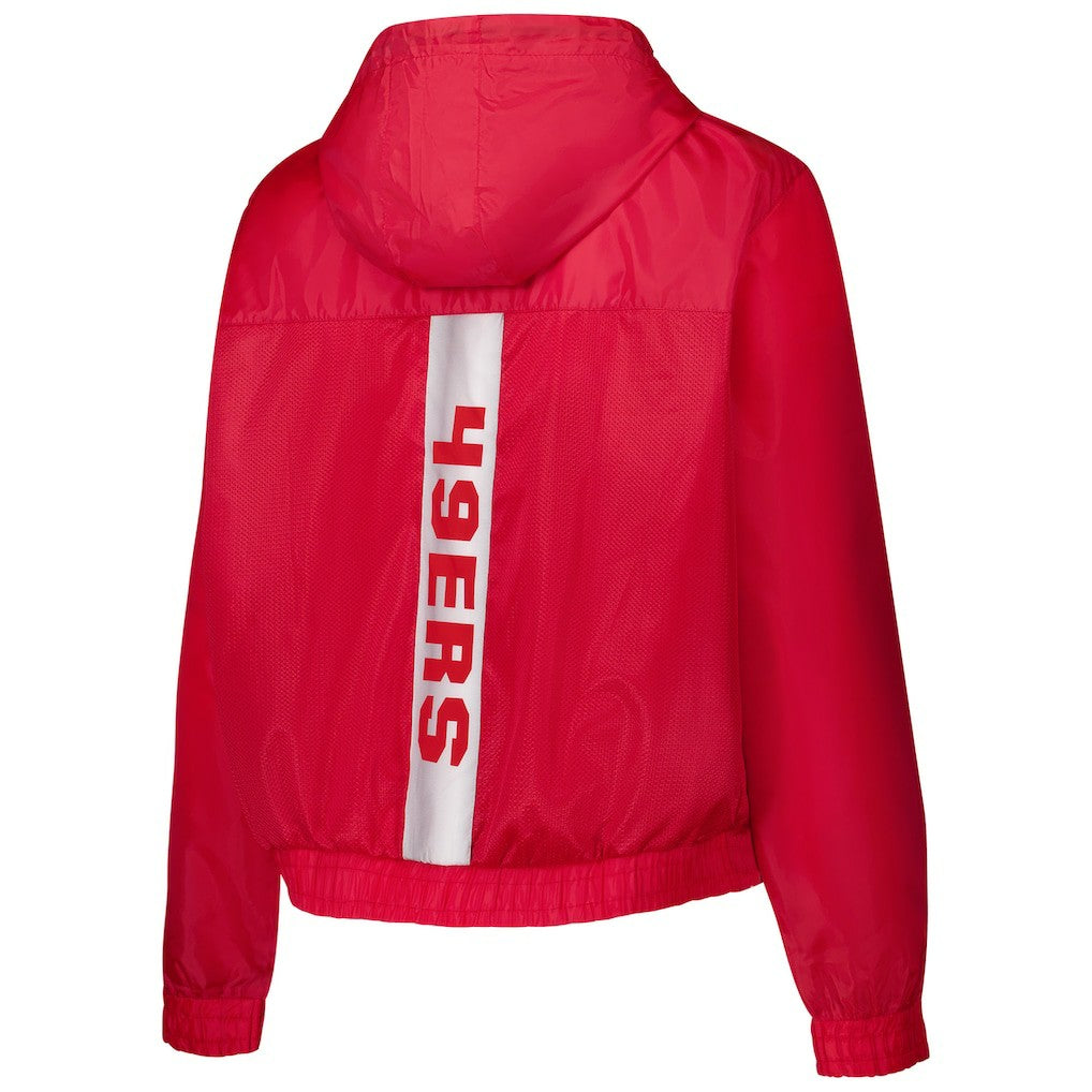 San Francisco 49ers Women's Full-Zip Jacket - Scarlet sale
