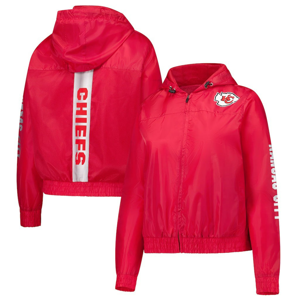 Kansas City Chiefs Women's Full-Zip Hoodie Jacket - Red on sale