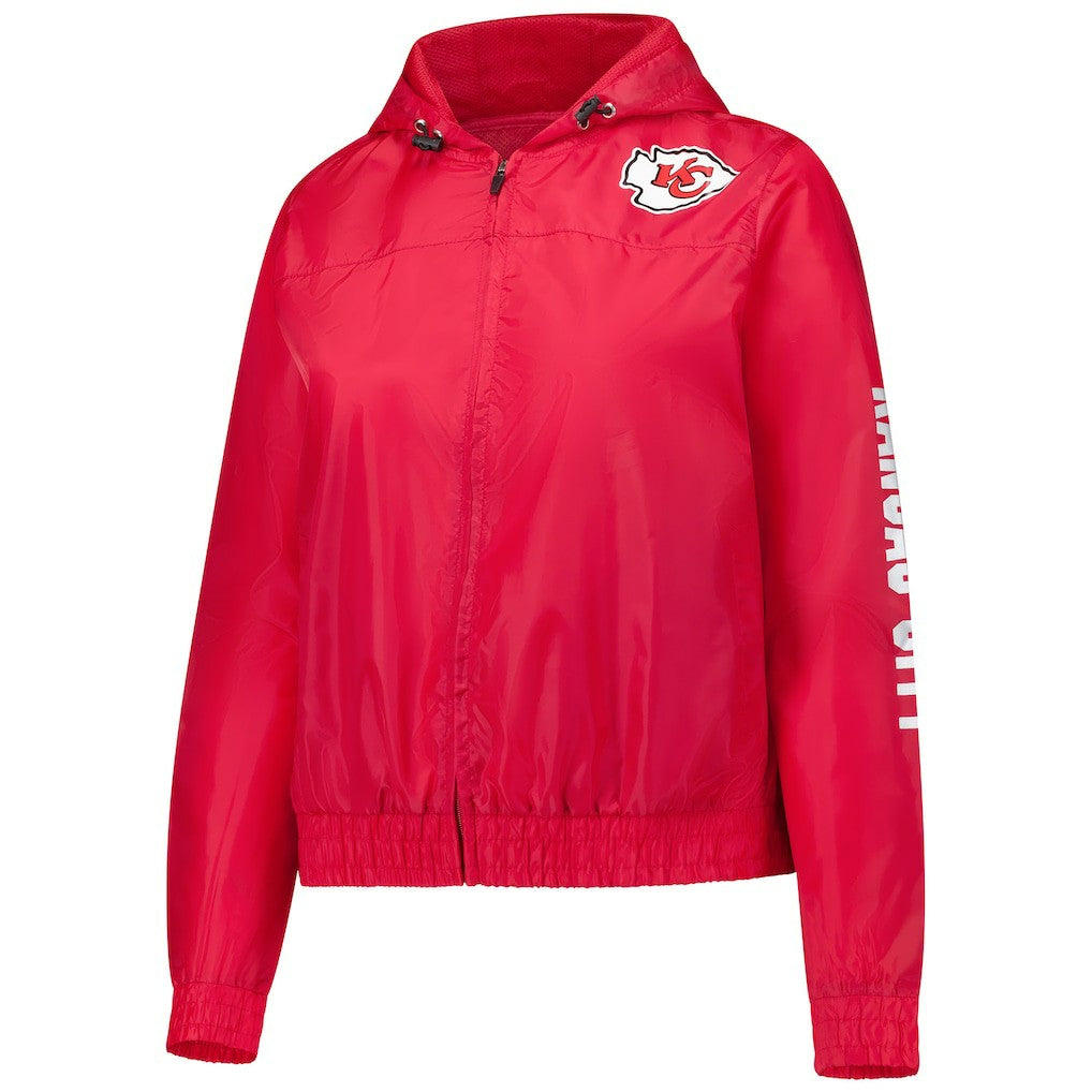Kansas City Chiefs Women's Full-Zip Hoodie Jacket - Red on sale