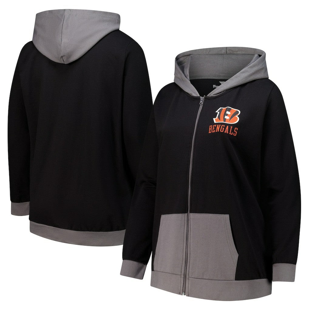 Cincinnati Bengals Women's Hit It Full-Zip Hoodie - Black outlet