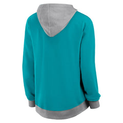 Miami Dolphins Women's Hit It Full-Zip Hoodie - Aqua outlet