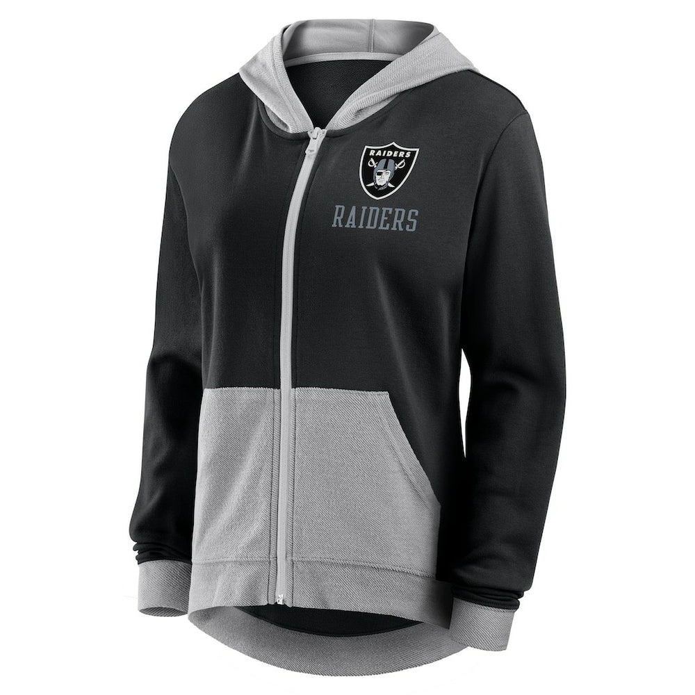 Las Vegas Raiders Women's Hit It Full-Zip Hoodie - Black for sale