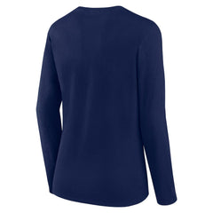 Dallas Cowboys Women's Long Sleeve Scoop Neck T-Shirt - Navy online