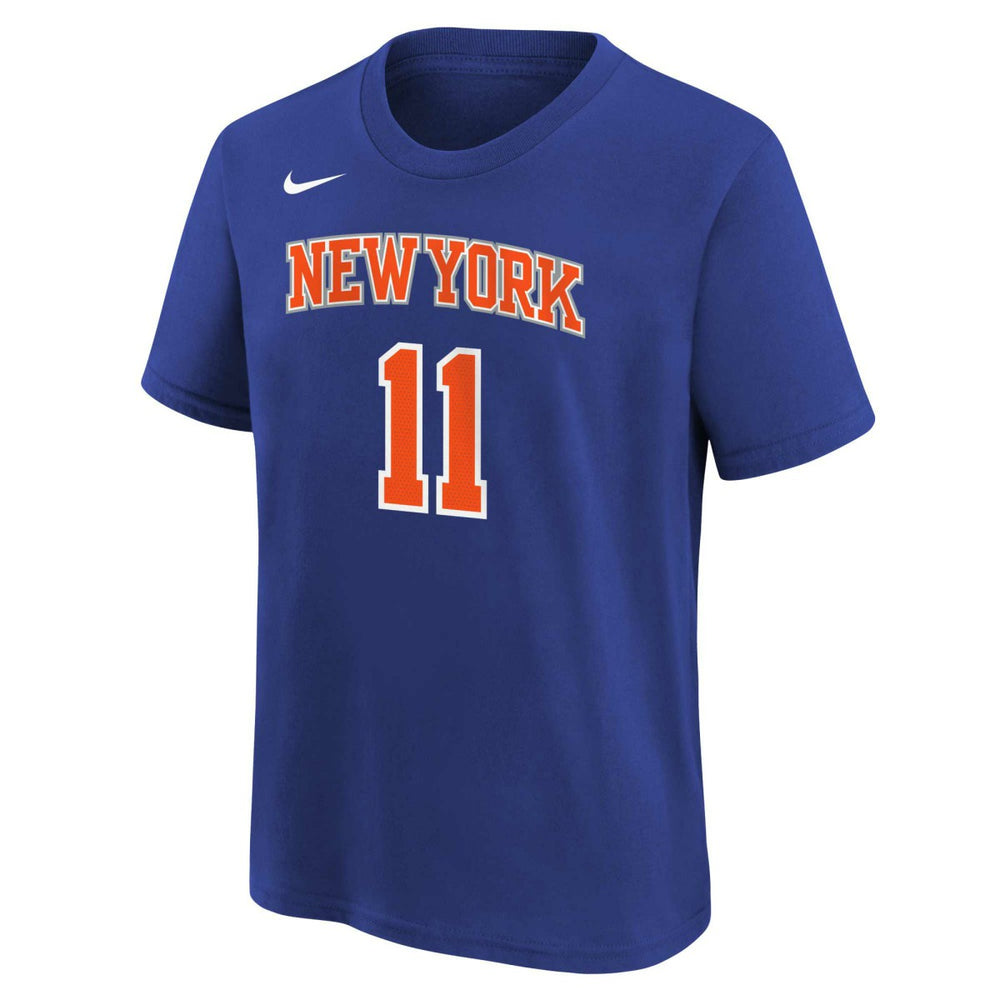 Jalen Brunson New York Knicks Youth Icon Name & Number T-Shirt - Blue sale