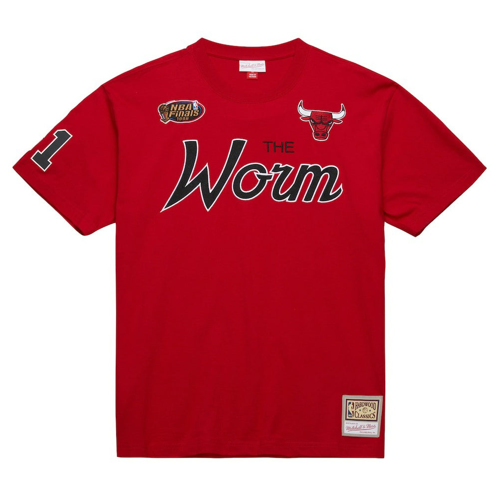 Dennis Rodman Chicago Bulls Premium Nickname T-Shirt sale - Red sale