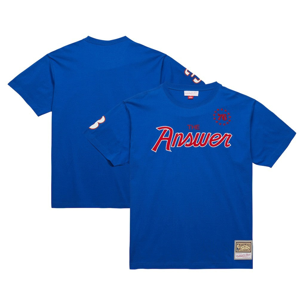 Allen Iverson Philadelphia 76ers Premium Nickname T-Shirt - Royal sale