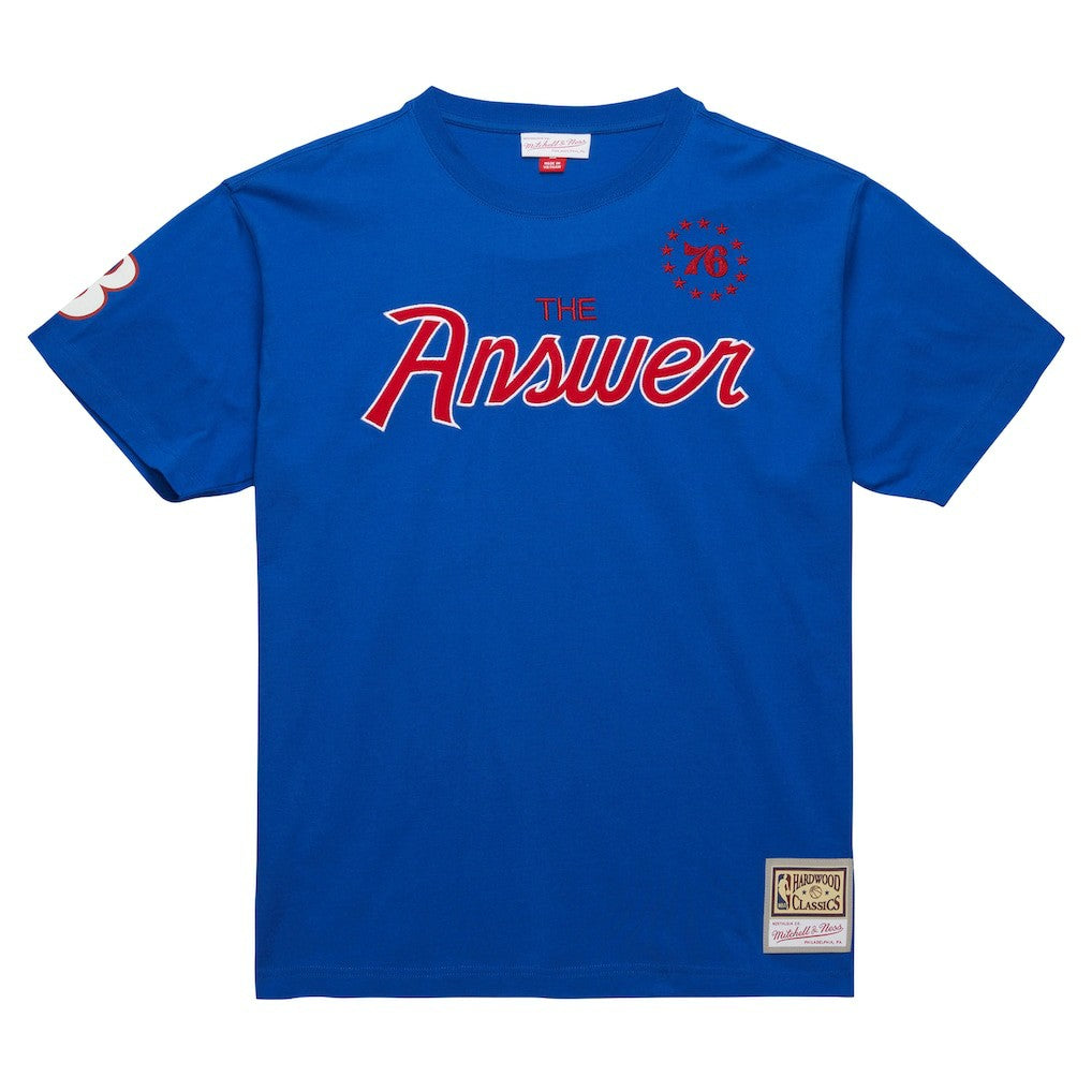 Allen Iverson Philadelphia 76ers Premium Nickname T-Shirt - Royal sale