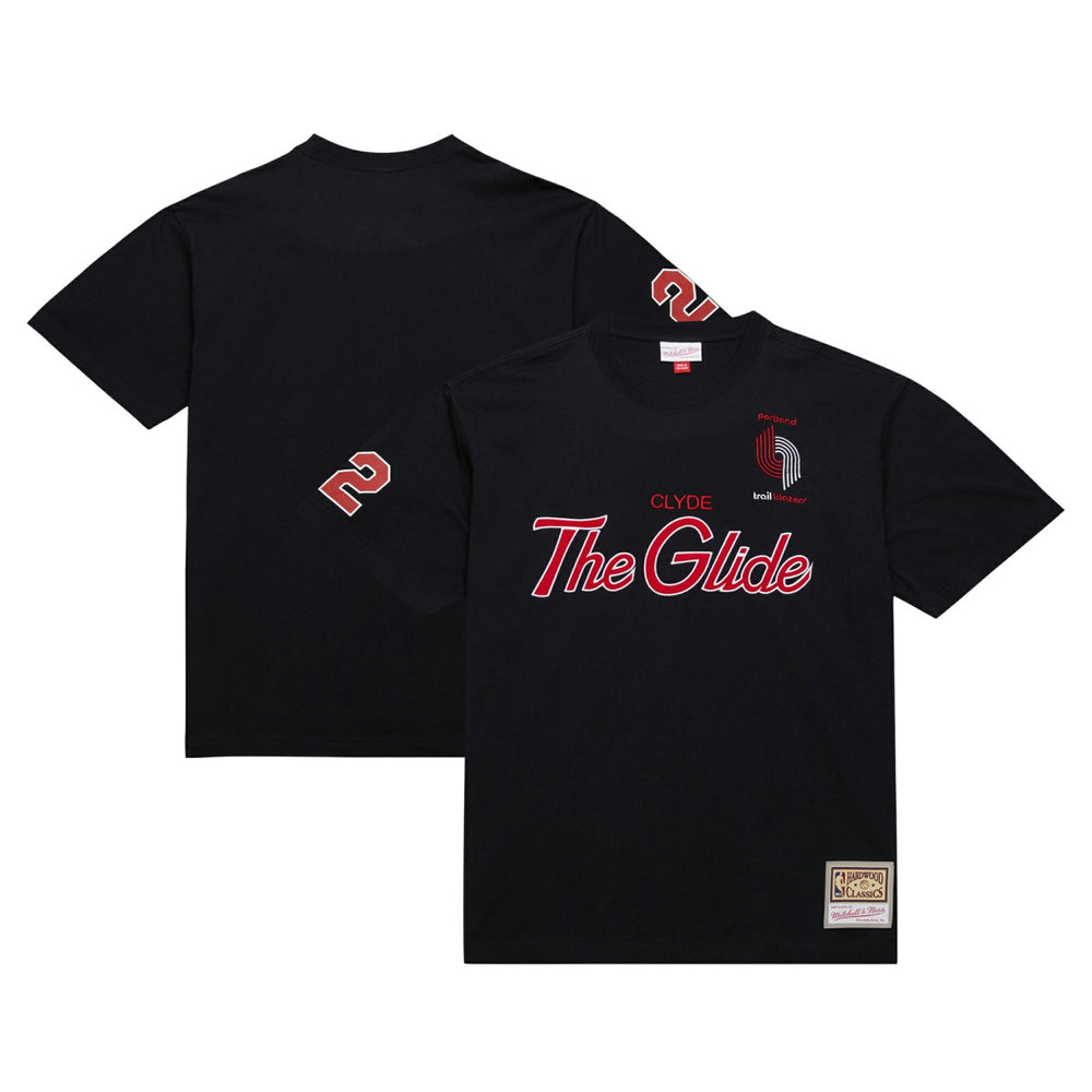 Clyde Drexler Portland Trail Blazers Premium Nickname T-Shirt - Black online