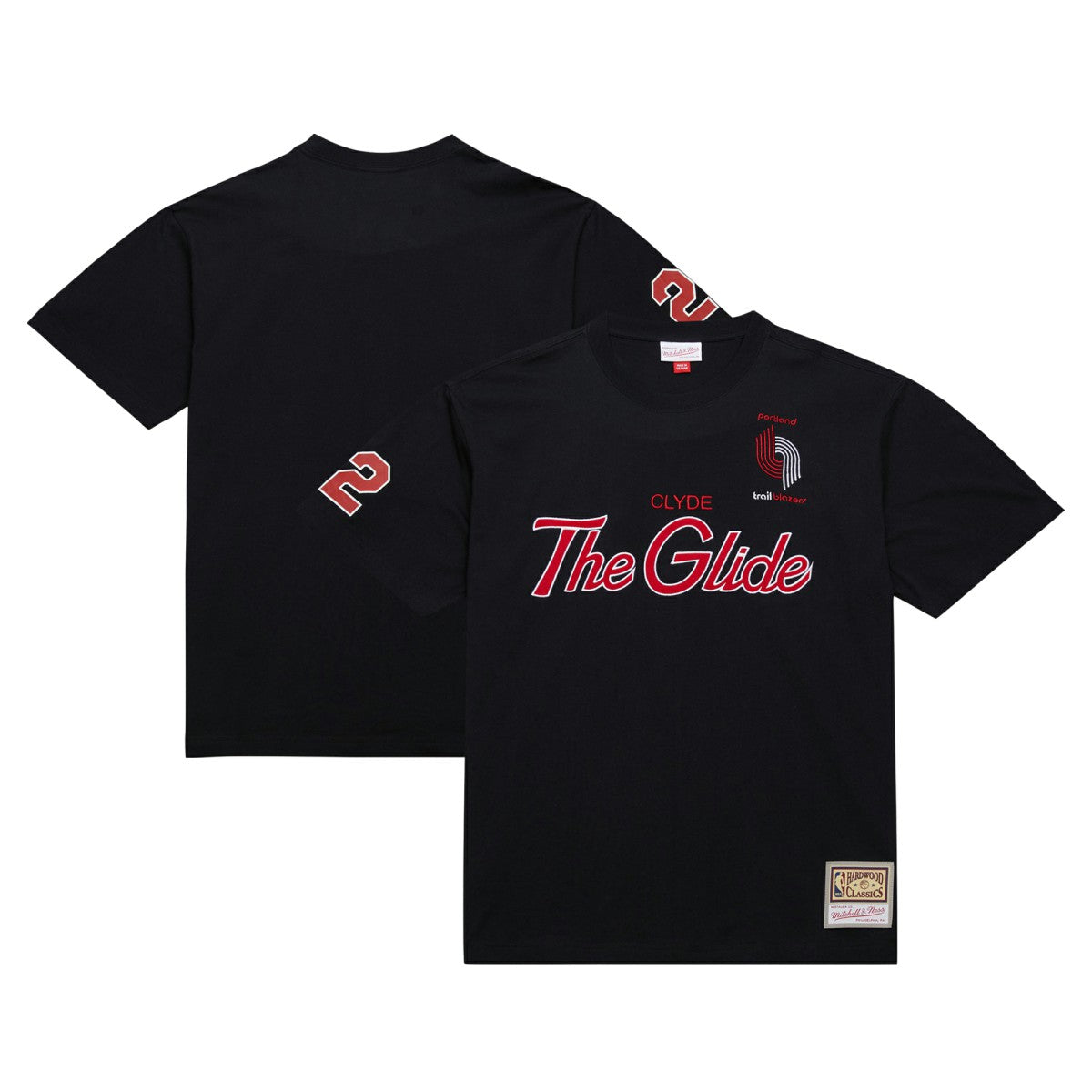 Clyde Drexler Portland Trail Blazers Premium Nickname T-Shirt - Black online