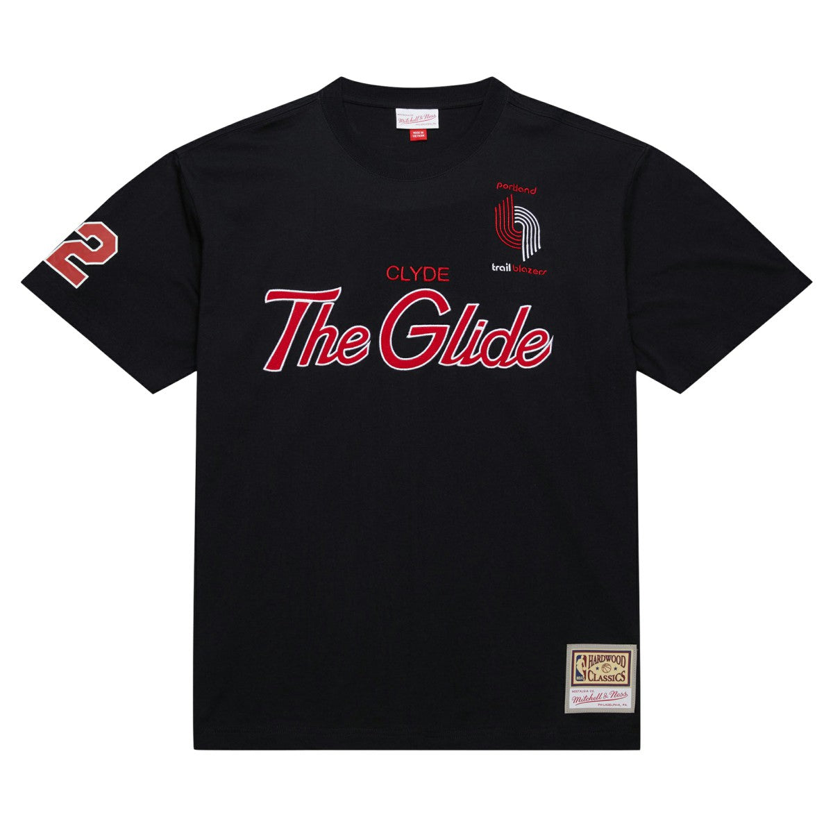 Clyde Drexler Portland Trail Blazers Premium Nickname T-Shirt - Black online