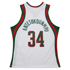 Giannis Antetokounmpo Milwaukee Bucks 2013/14 Hardwood Classics Swingman Jersey - White sale