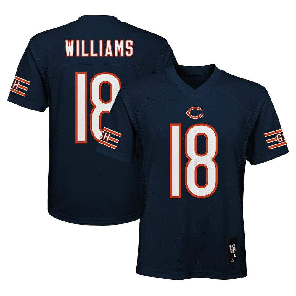 Caleb Williams Chicago Bears Youth Replica Player Jersey - Navy discount