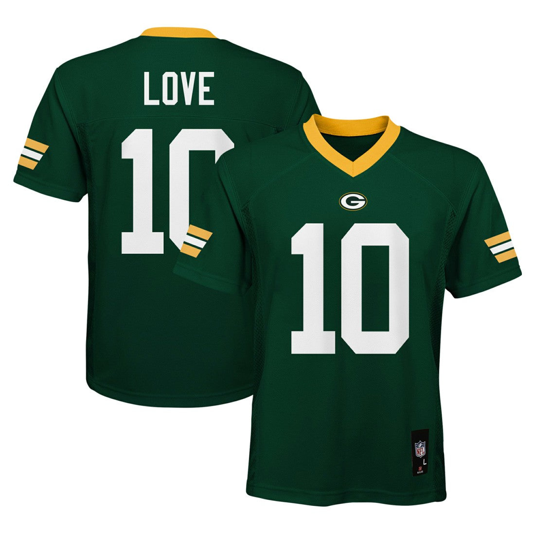 Jordan Love Green Bay Packers Youth Replica Player Jersey - Green for sale